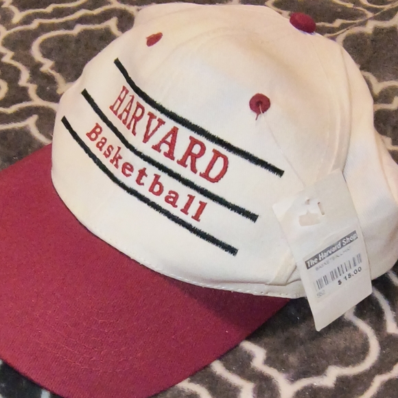 🏀 HARVARD BASKETBALL HAT VINTAGE NWT - Picture 2 of 9